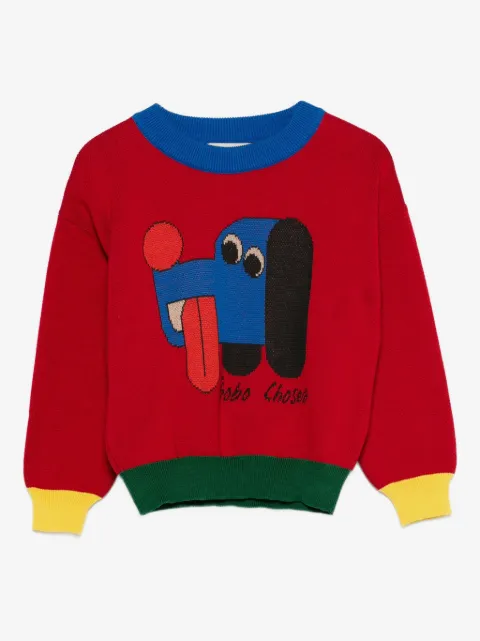 Bobo Choses colour-block jumper