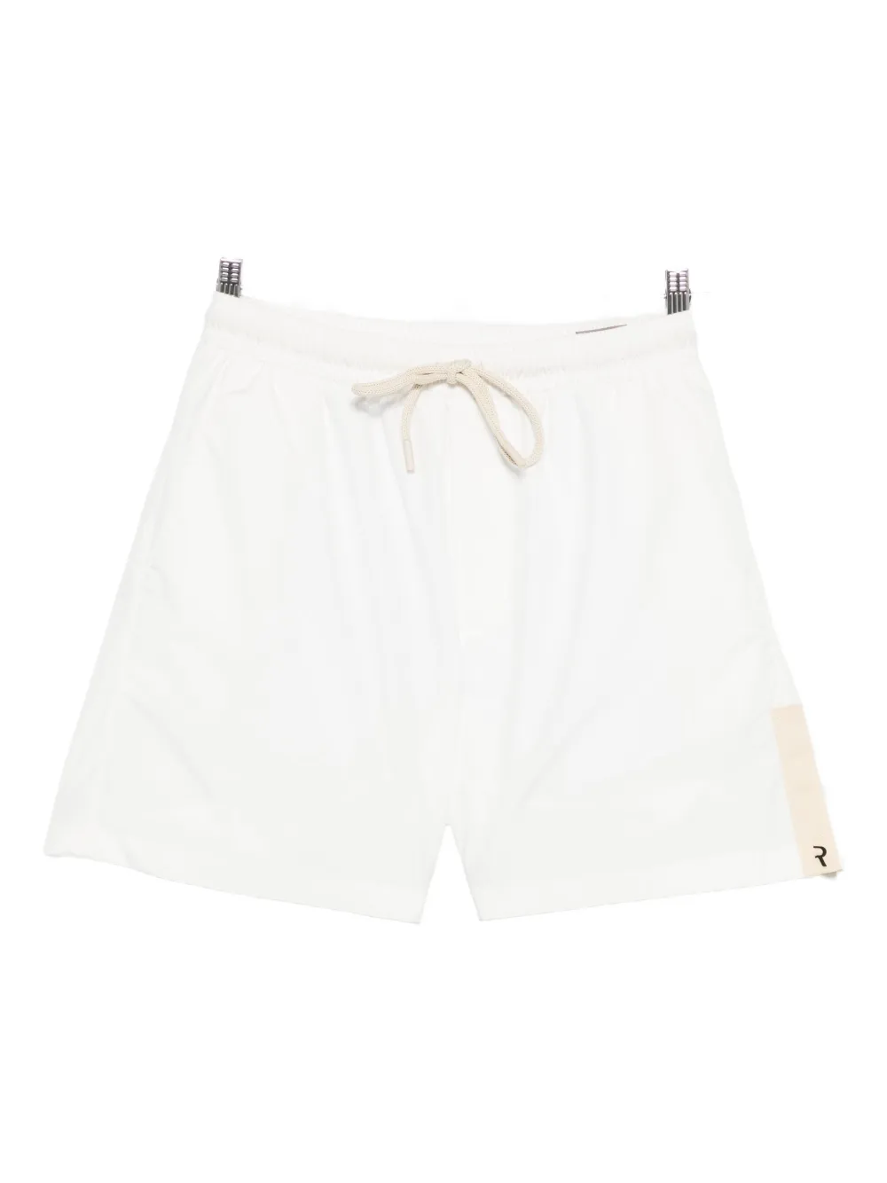 Rhun Drawstring Swim Shorts In White