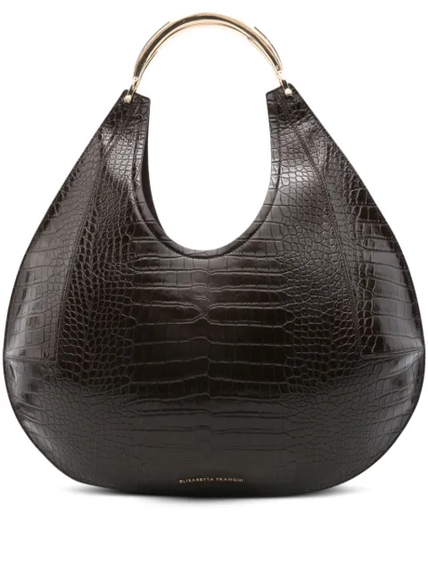 Elisabetta Franchi large Hobo jewel-handle shoulder bag