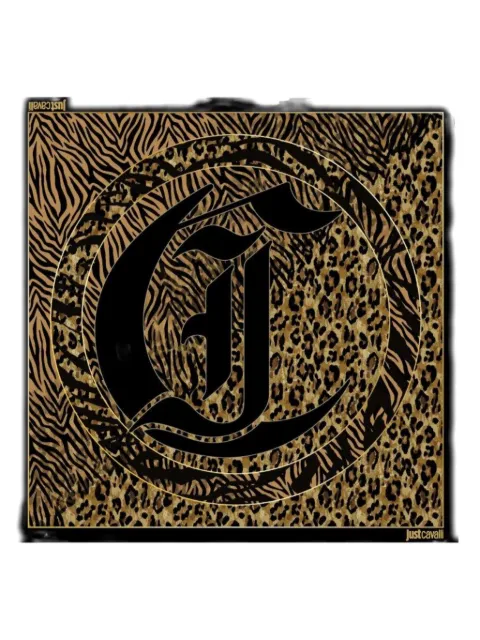 Just Cavalli printed silk scarf