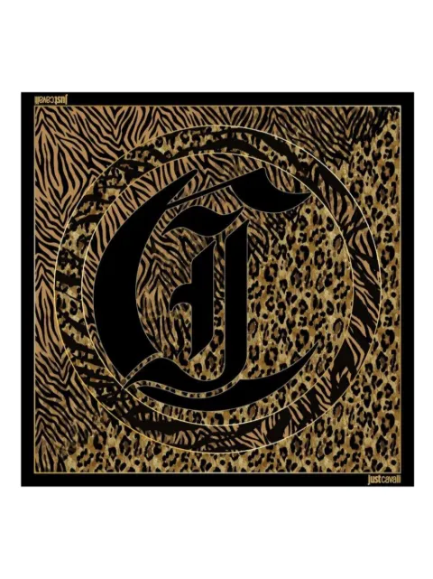 Just Cavalli printed silk scarf