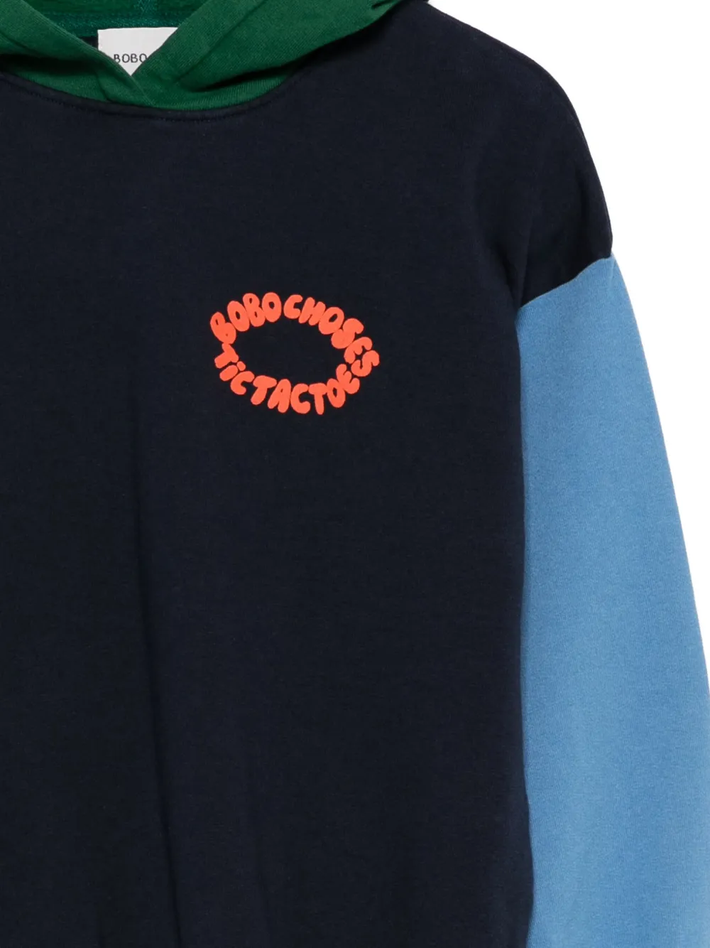 Bobo Choses Tic Tac Toe hoodie Blauw