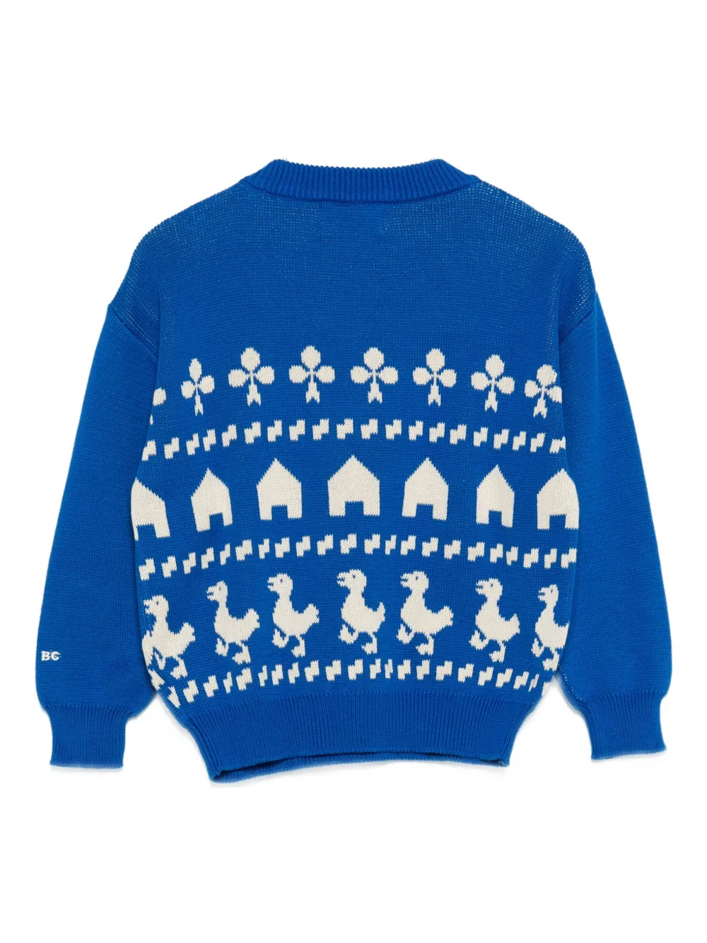 Bobo Choses Intarsia trui Blauw
