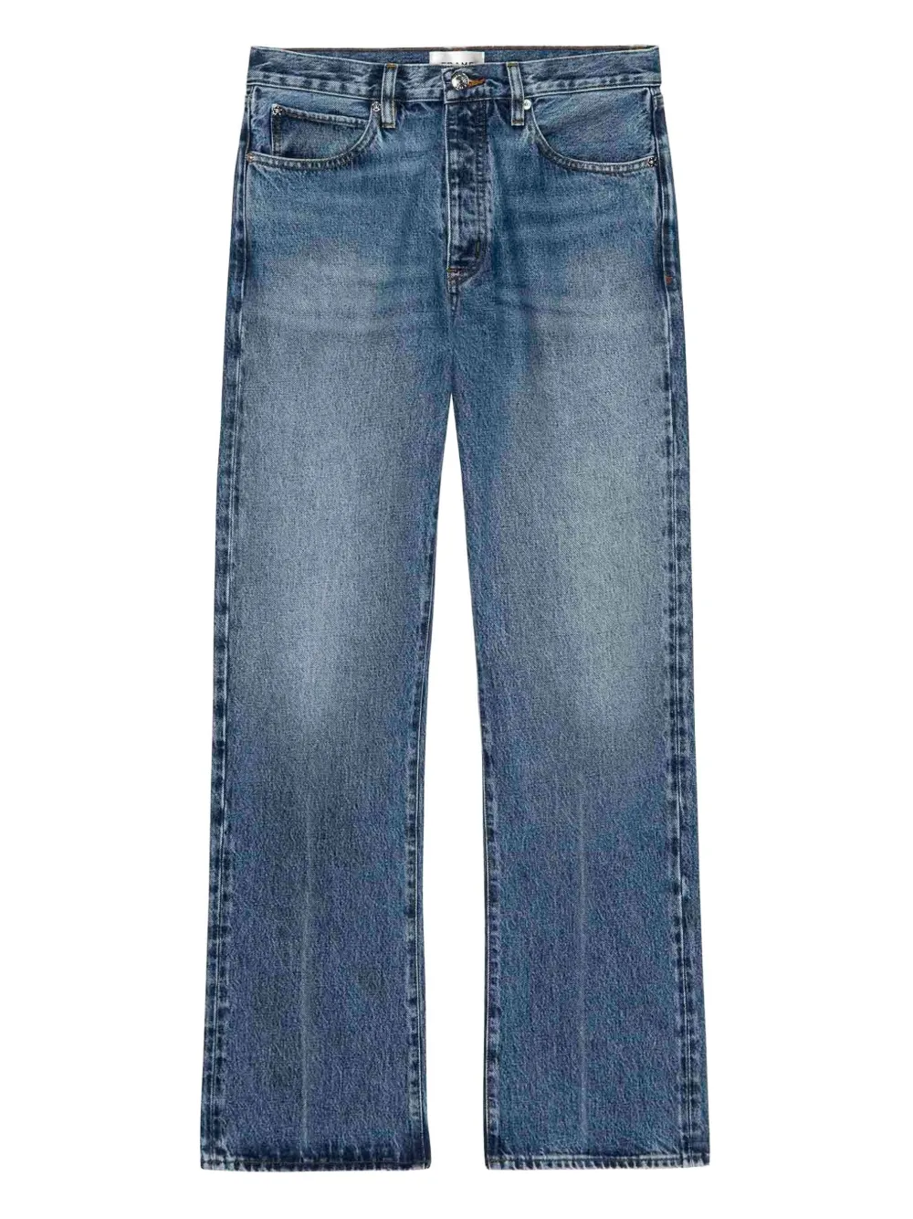 FRAME faded-effect jeans Blauw