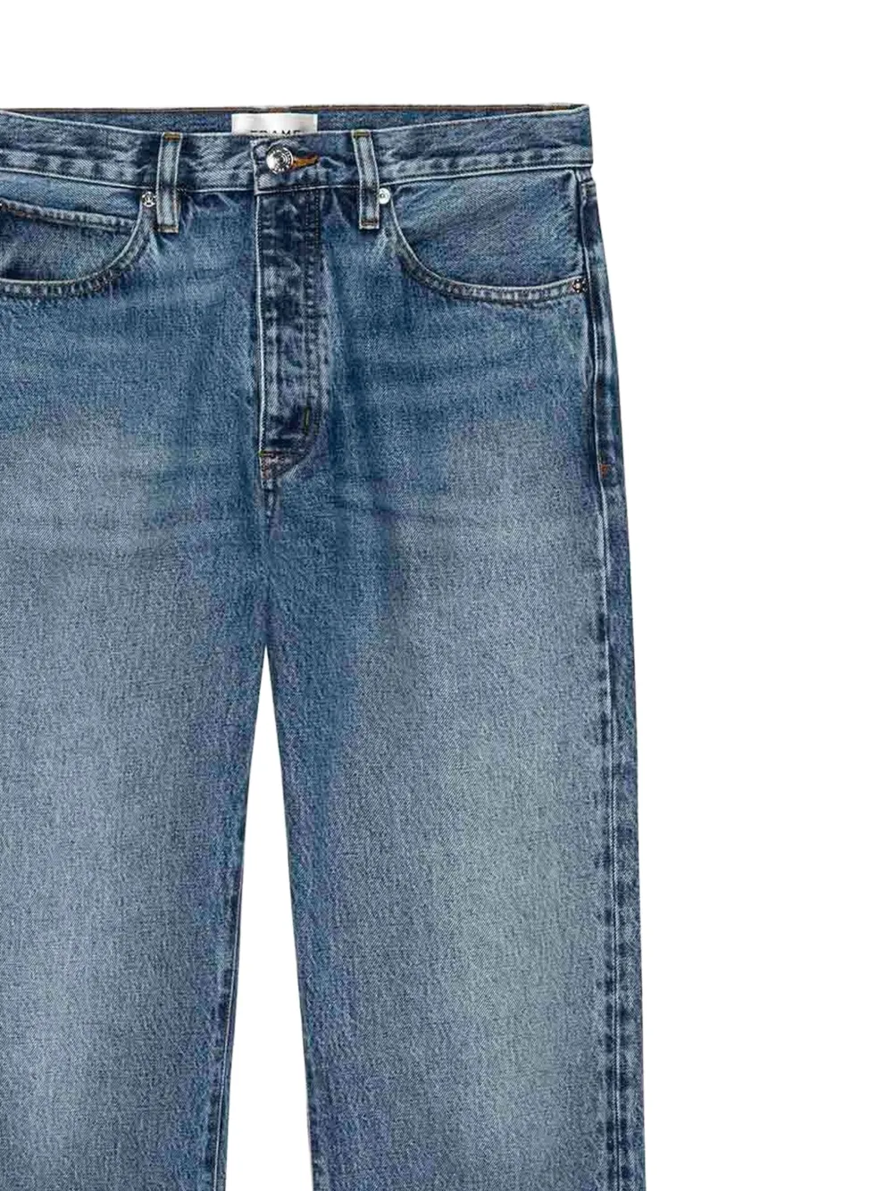 FRAME faded-effect jeans - Blauw
