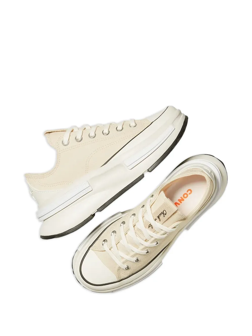 Converse Run Star Legacy CX sneakers met plateauzool Beige