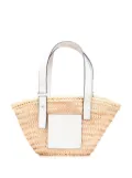 Loewe Pre-Owned 2021 Small Raffia Basket tote bag - Brown