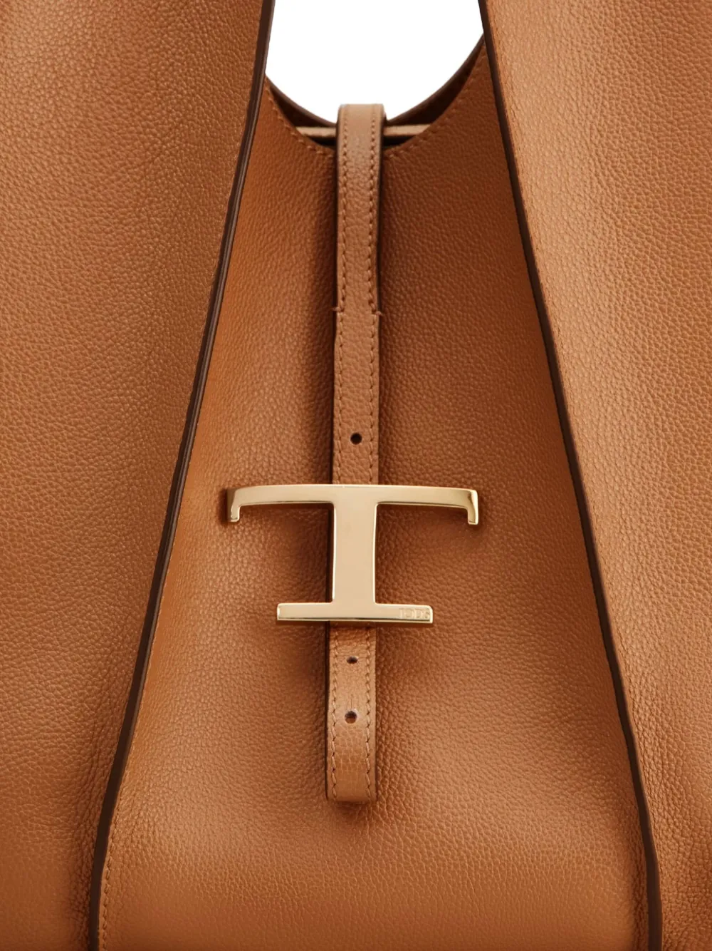 Tod's small T Timeless leather shoulder bag Bruin