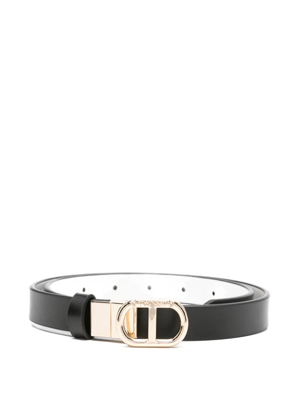TWINSET Kids Riem met goudkleurige gesp Zwart