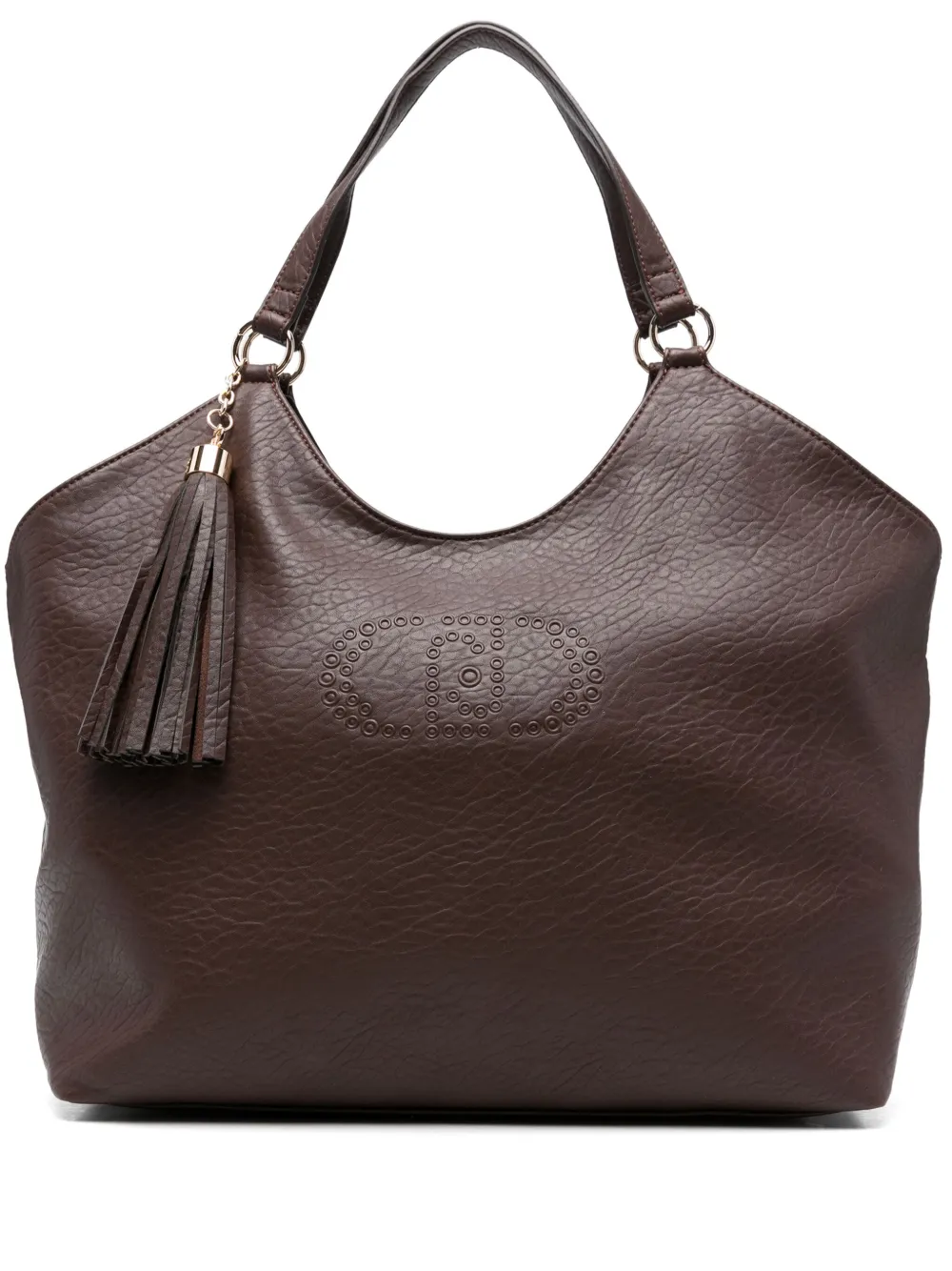 LIU JO tassel-embellished tote bag Bruin