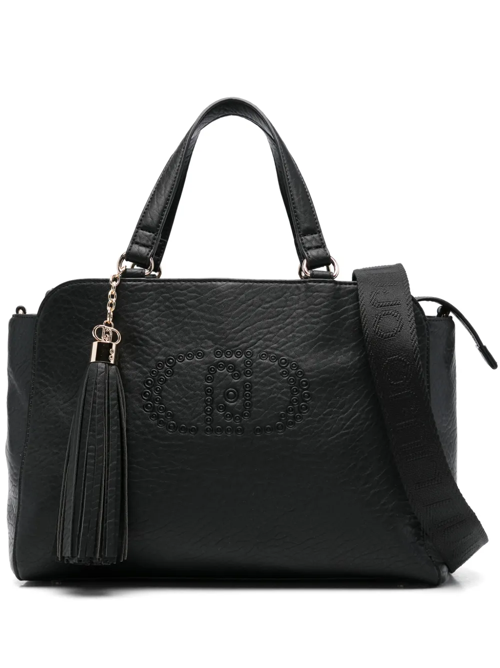 LIU JO tassel-detail tote bag Zwart