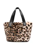 LIU JO leopard-print top-handle tote bag - Neutrals