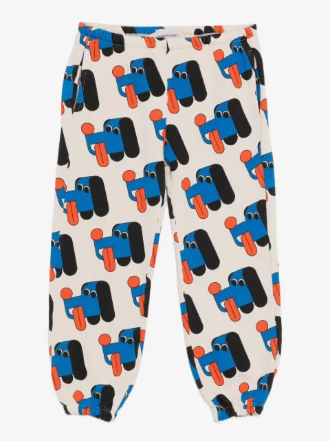 Bobo Choses pantalon de jogging à imprimé chien