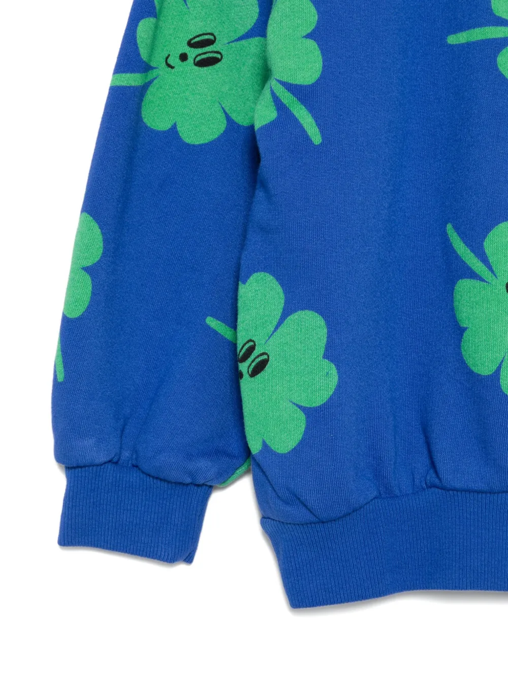 Bobo Choses Sweater met klaverprint Blauw