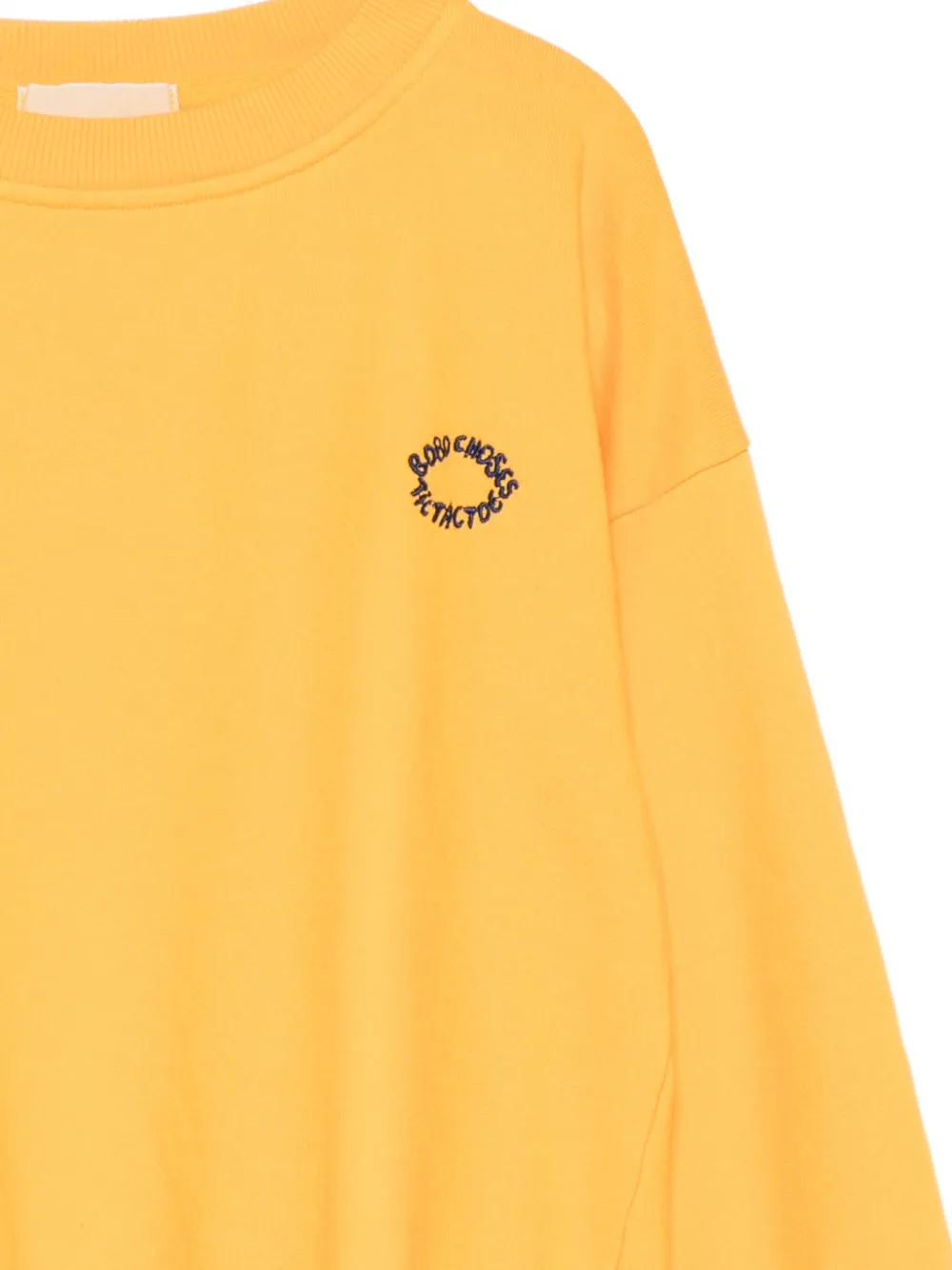 Bobo Choses Sweater met geborduurd logo Oranje