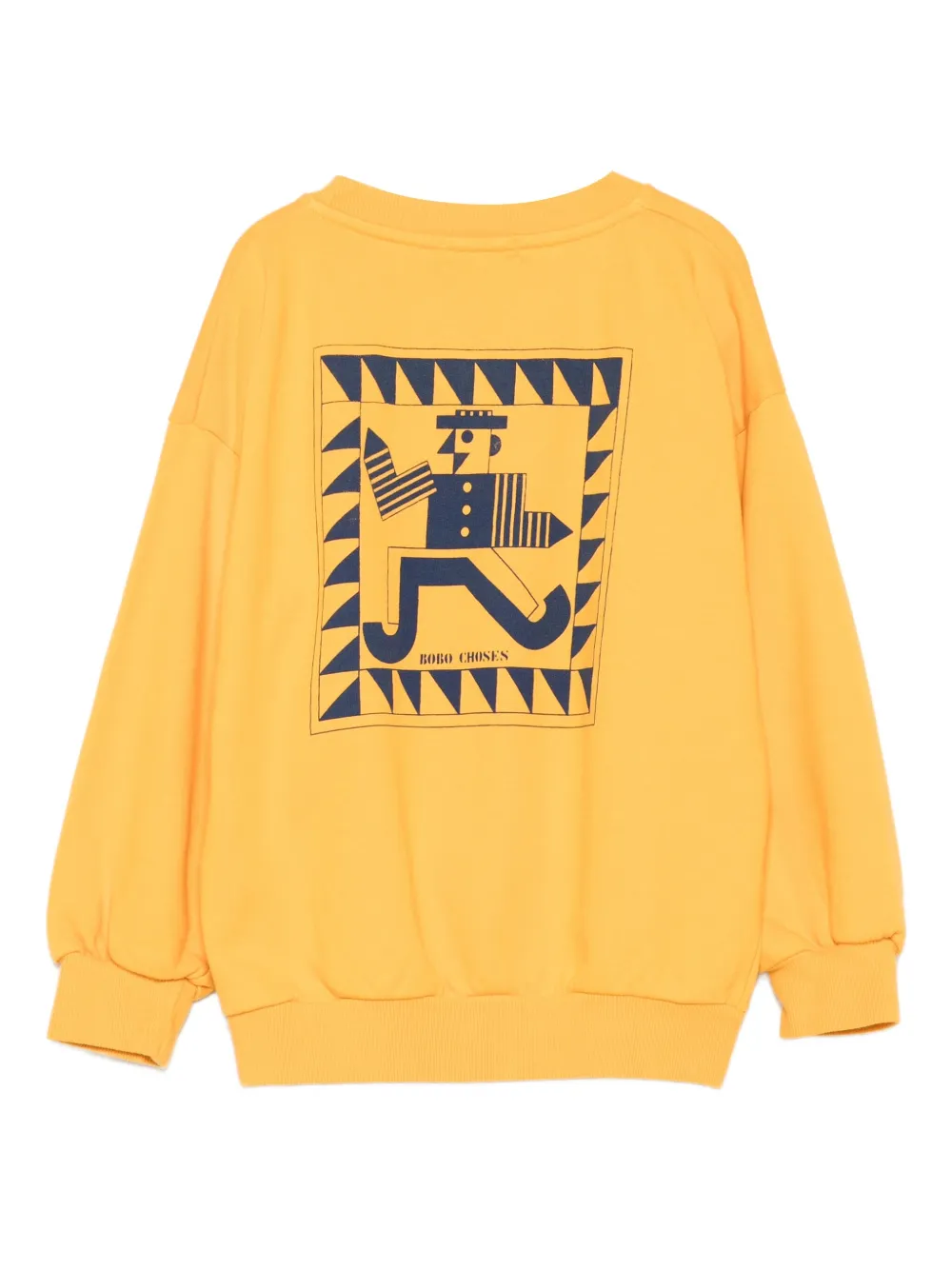Bobo Choses Sweater met geborduurd logo Oranje