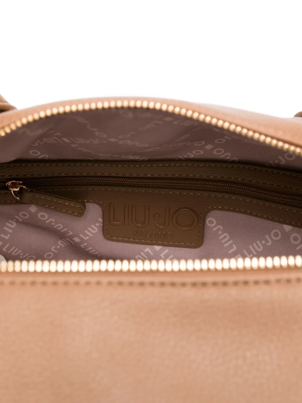 LIU JO Shopper met logo Bruin