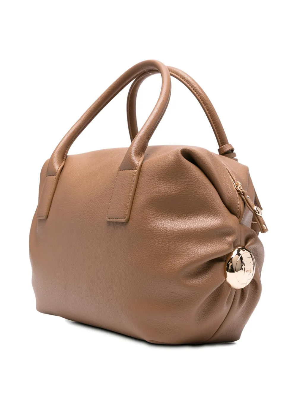 Liu •jo Logo-lettering Tote Bag In Brown
