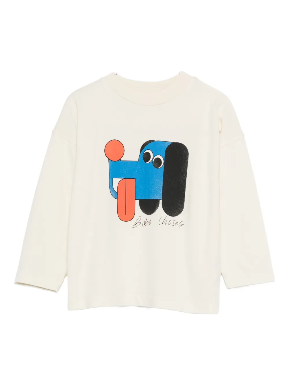 Bobo Choses dog-print T-shirt Beige