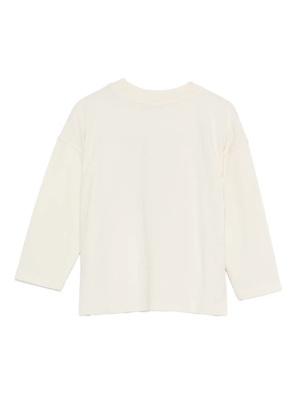 Bobo Choses T-shirt met hondenprint Beige