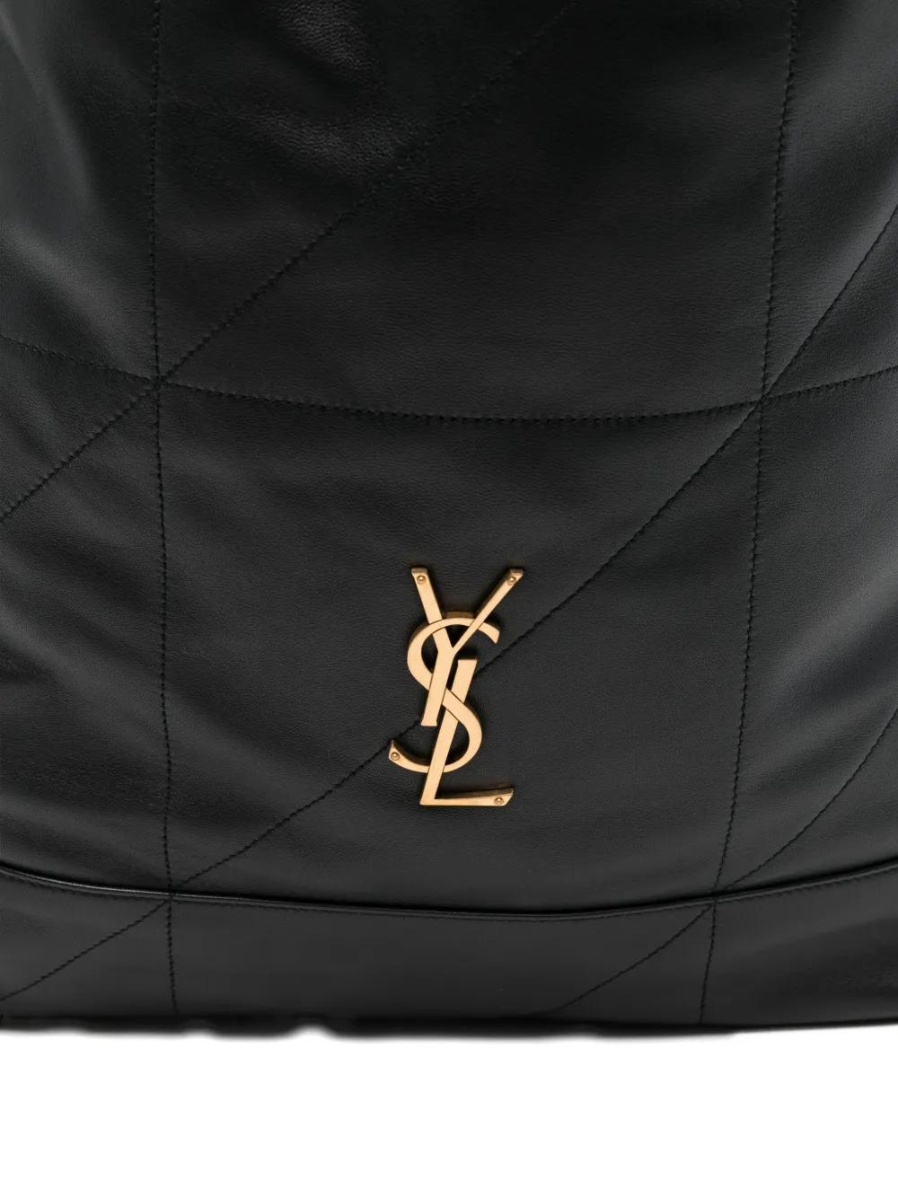 Saint Laurent Quilted Chain Shoulder Bag In Black