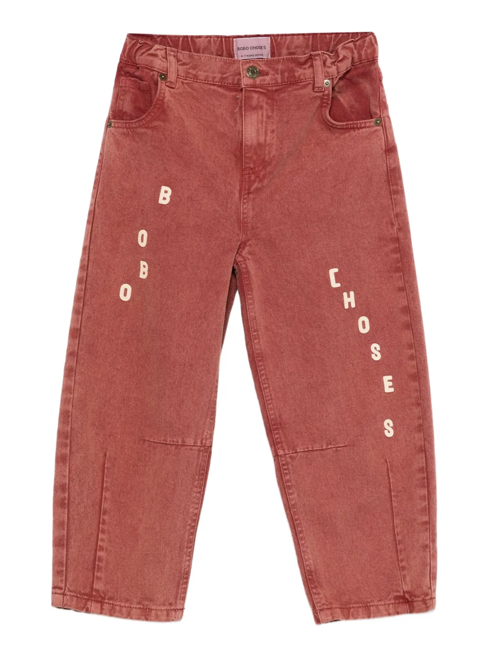 Bobo Choses Broek met logoprint Rood