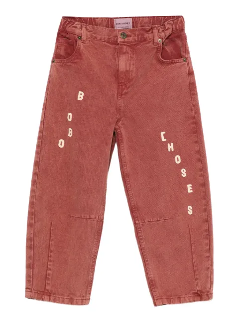 Bobo Choses logo-print trousers