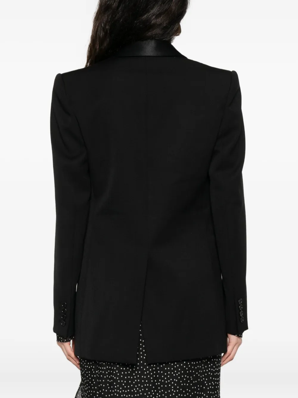 Chloé Blazer met satijnen revers Zwart