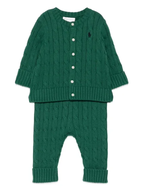 POLO RALPH LAUREN KIDS cable-knit trousers (set of two)