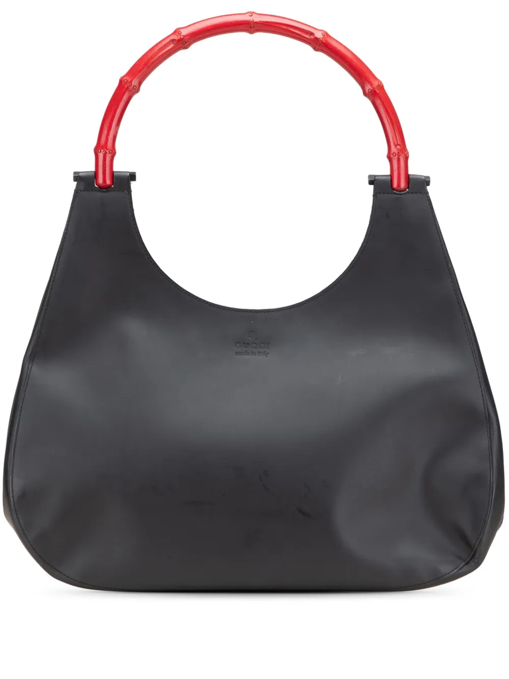 Gucci Pre-Owned 2000-2015 Leather Bamboo handbag - ブラック Gucci Pre-Owned 2000-2015 Leather Bamboo handbag - ブラック