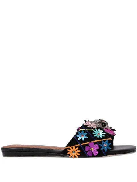Kurt Geiger London flower-embellished sandals