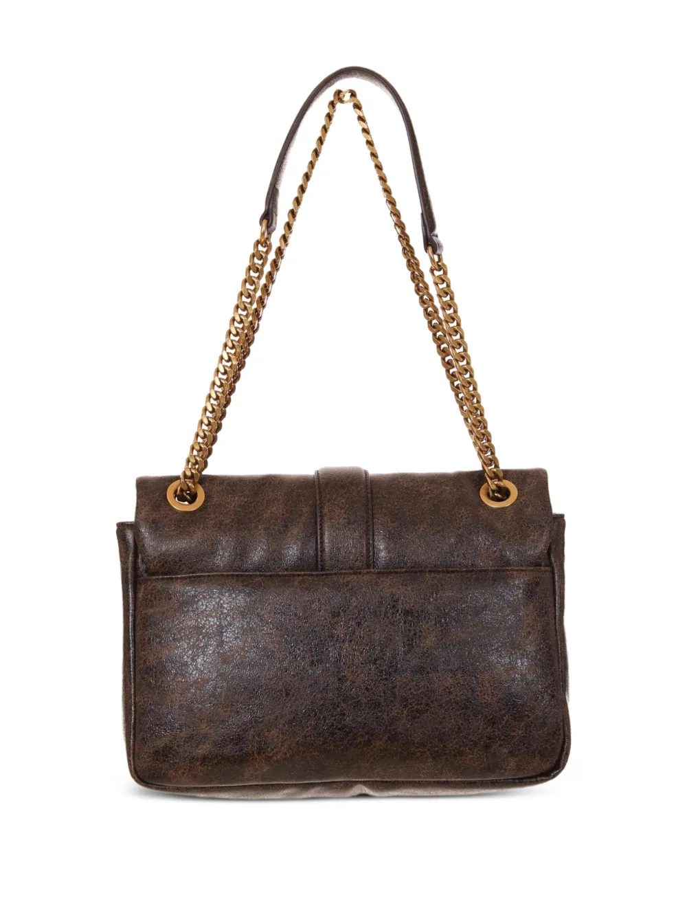 Just Cavalli snake-buckle chain shoulder bag Bruin