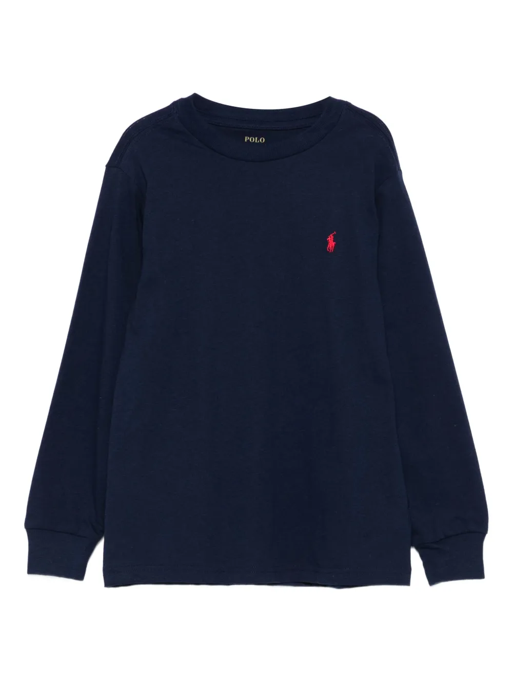 POLO RALPH LAUREN KIDS Polo Pony-embroidered T-shirt - ブルー POLO RALPH LAUREN KIDS Polo Pony-embroidered T-shirt - ブルー