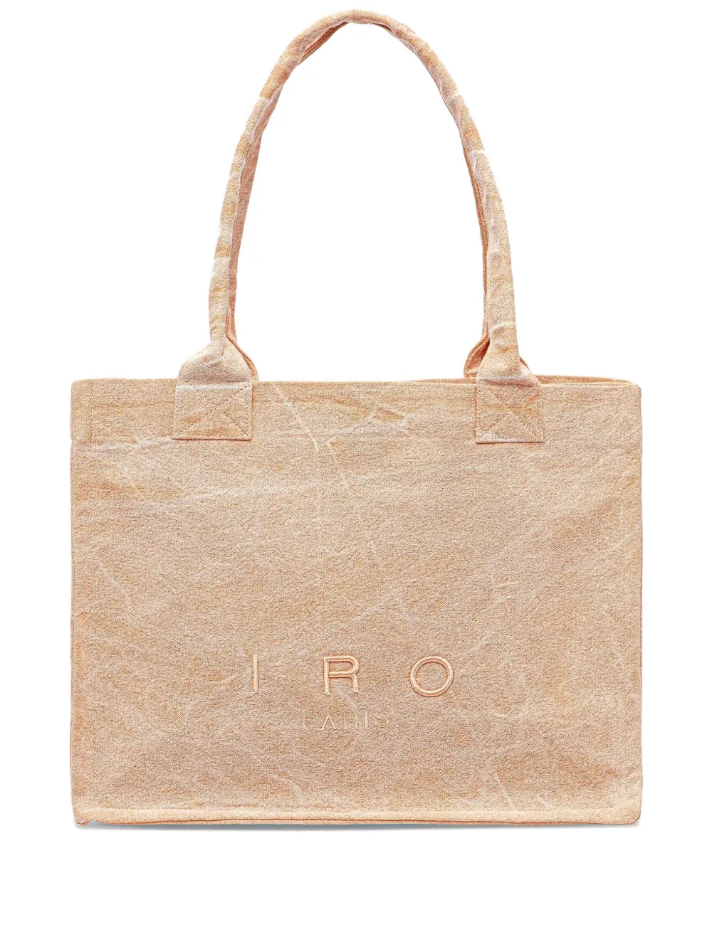 embroidered-logo tote bag