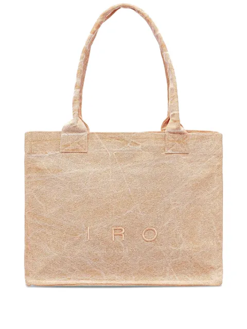 IRO embroidered-logo tote bag