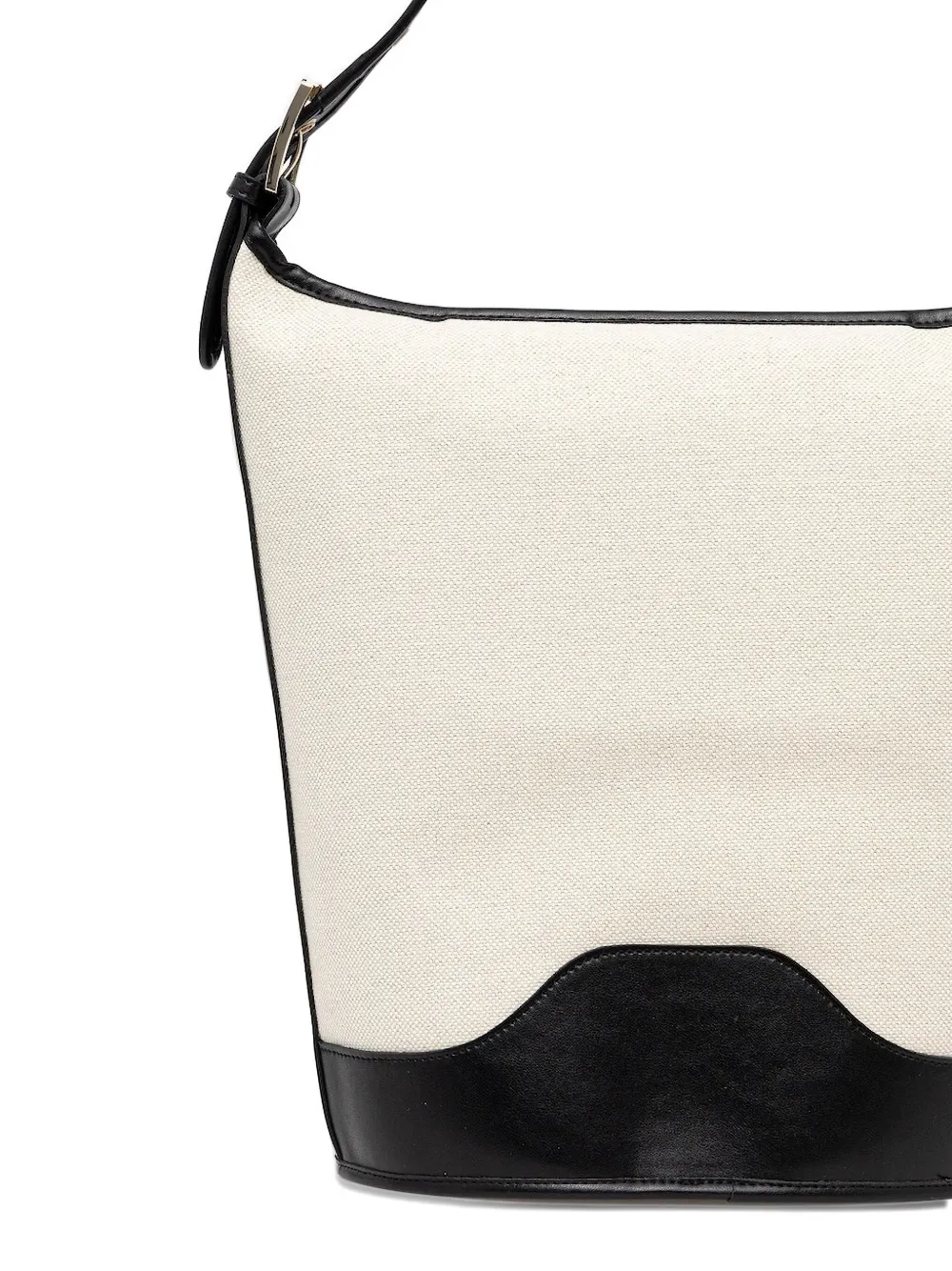 IRO leather-trimmed tote bag Beige