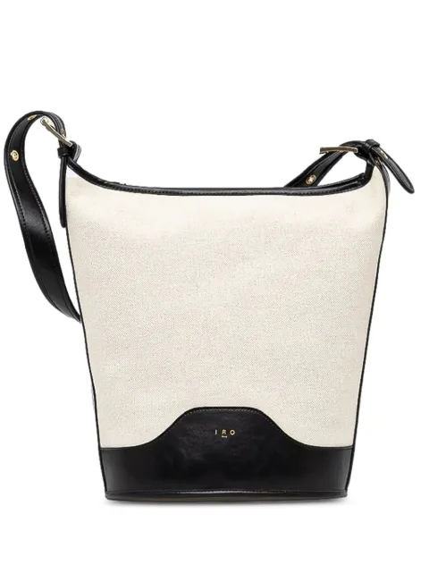 IRO leather-trimmed tote bag