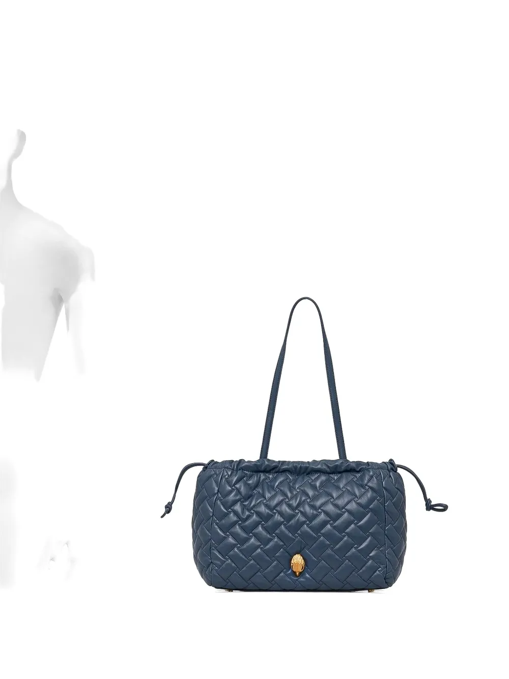 Kurt Geiger London Kensington gewatteerde shopper met logodetail Blauw