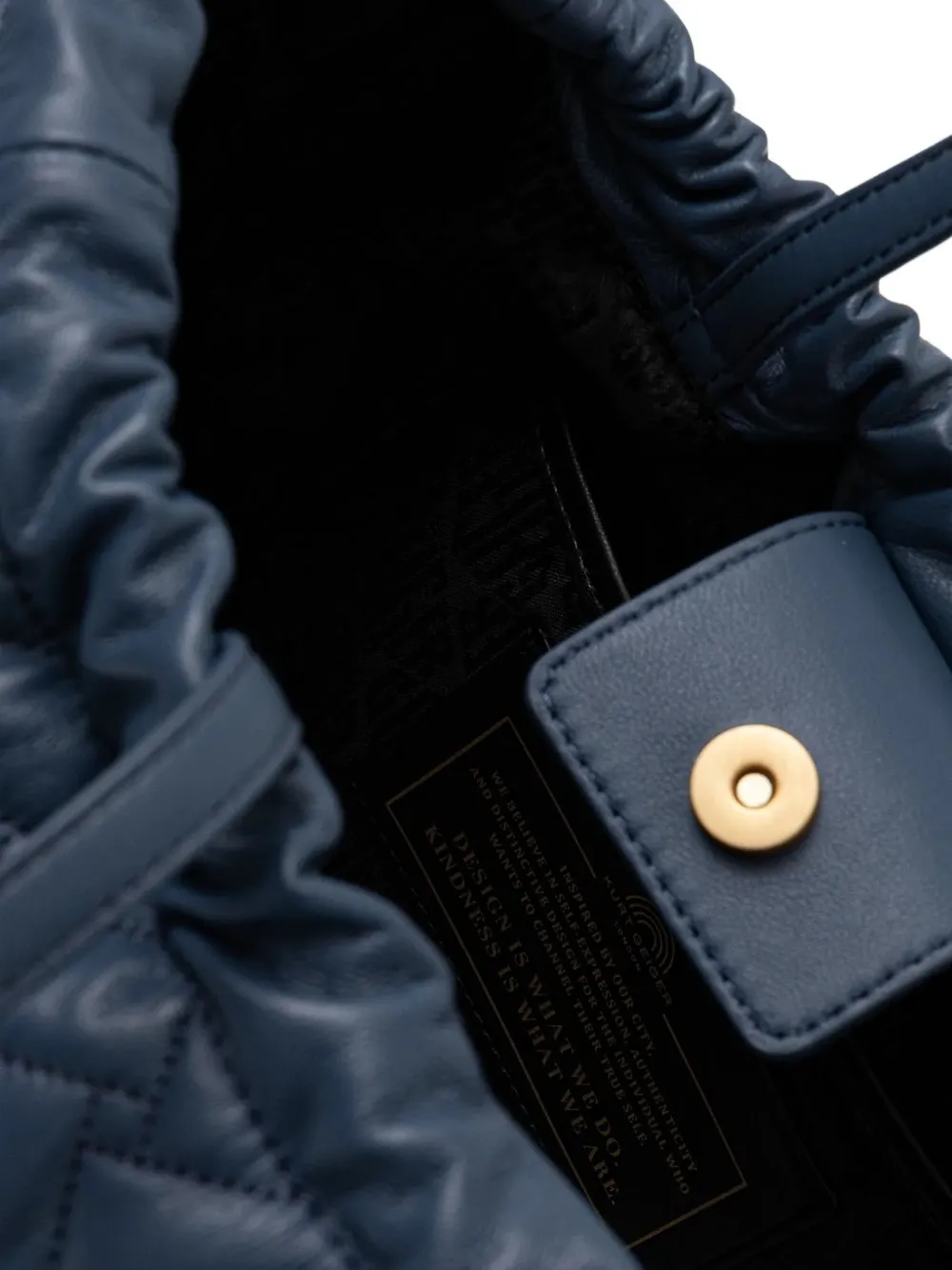 Kurt Geiger London Kensington gewatteerde shopper met logodetail Blauw