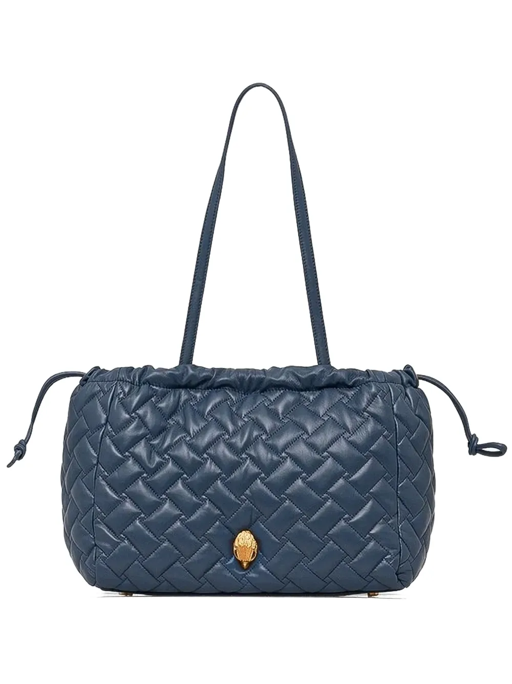 Kurt Geiger London Kensington quilted logo-detail tote bag - Blu