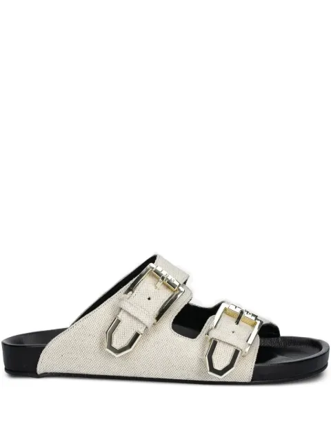 IRO Billie double-buckle slides
