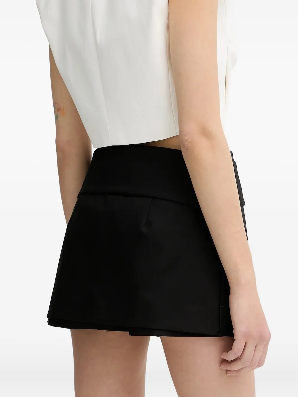IRO belted panelled shorts - Zwart