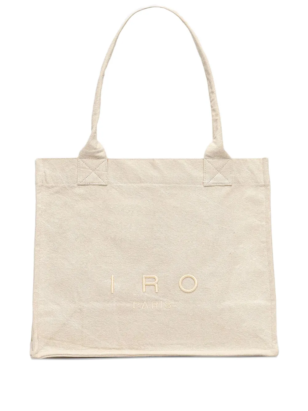 embroidered-logo tote bag