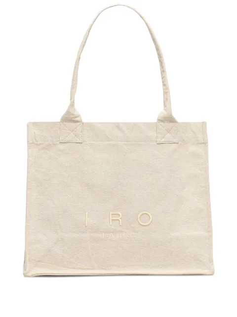 IRO embroidered-logo tote bag