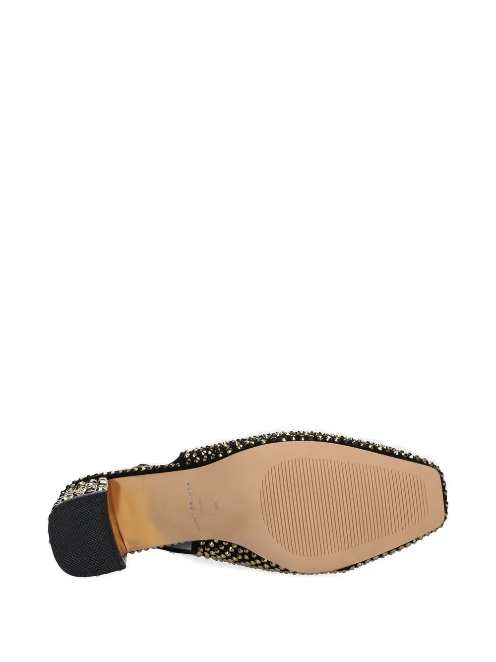 Kurt Geiger London 60 mm Chelsea slingback pumps met kristallen Zwart