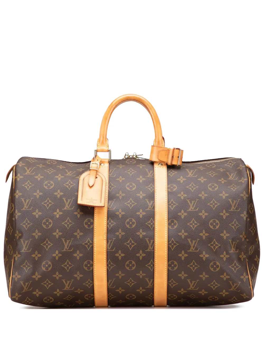 Louis Vuitton Pre-Owned 2002 Monogram Keepall 45 travel bag - ブラウン Louis Vuitton Pre-Owned 2002 Monogram Keepall 45 travel bag - ブラウン