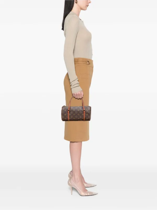 Louis Vuitton Pre-Owned 1987 Monogram Papillon 26 Handbag Brown