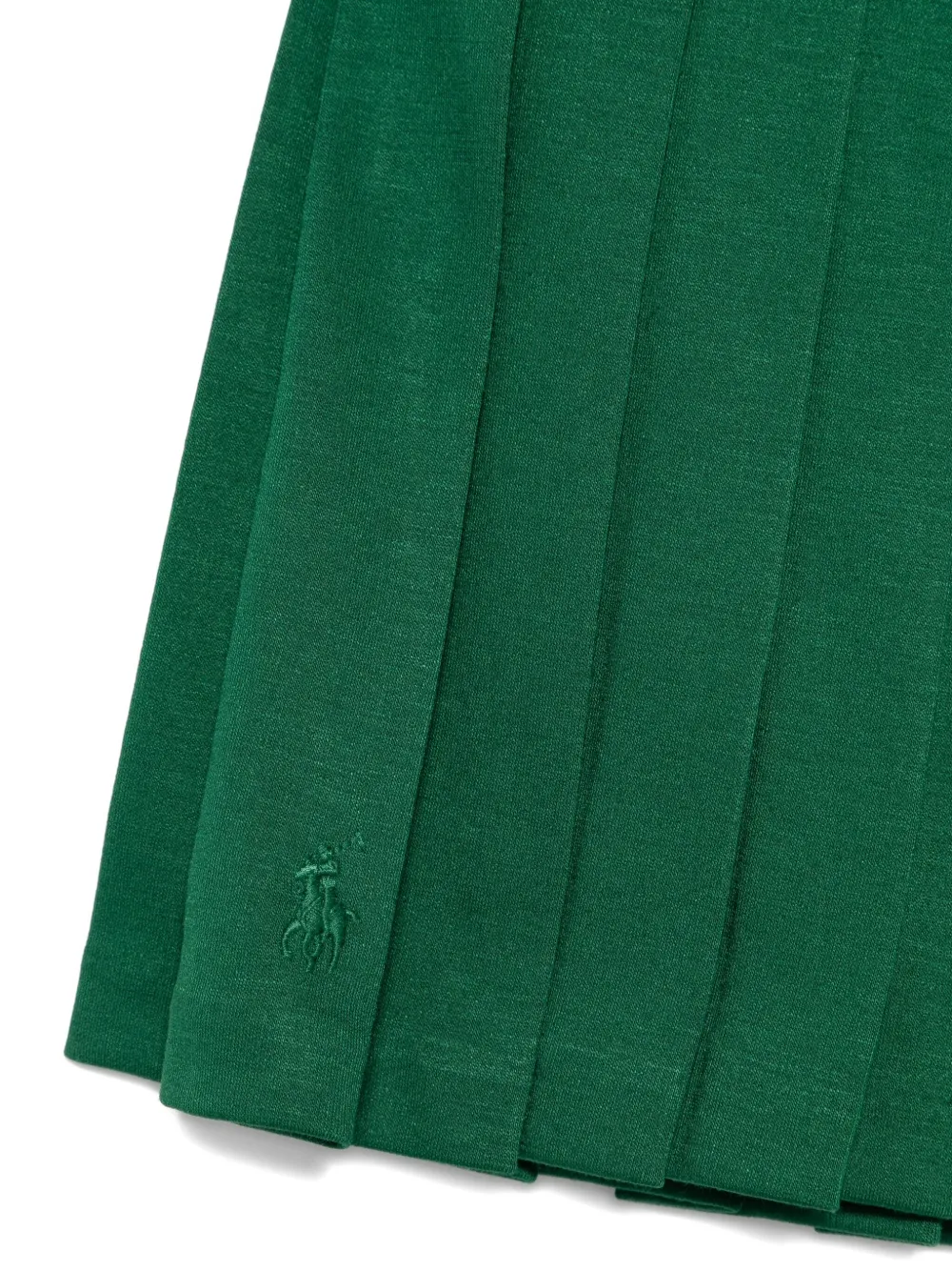 POLO RALPH LAUREN KIDS Rok met geplooide vlakken Groen