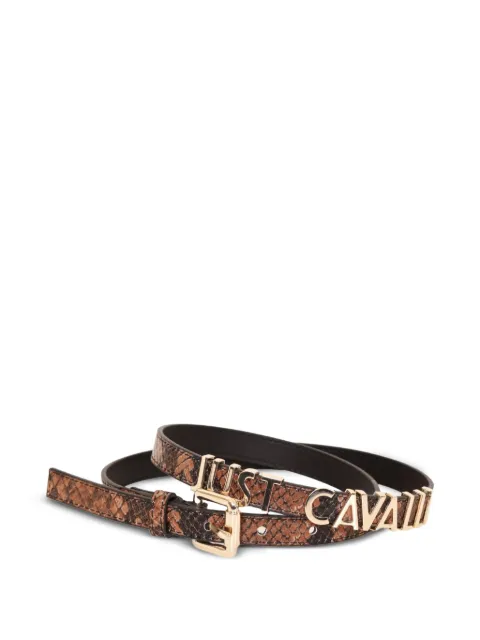 Just Cavalli logo-lettering belt