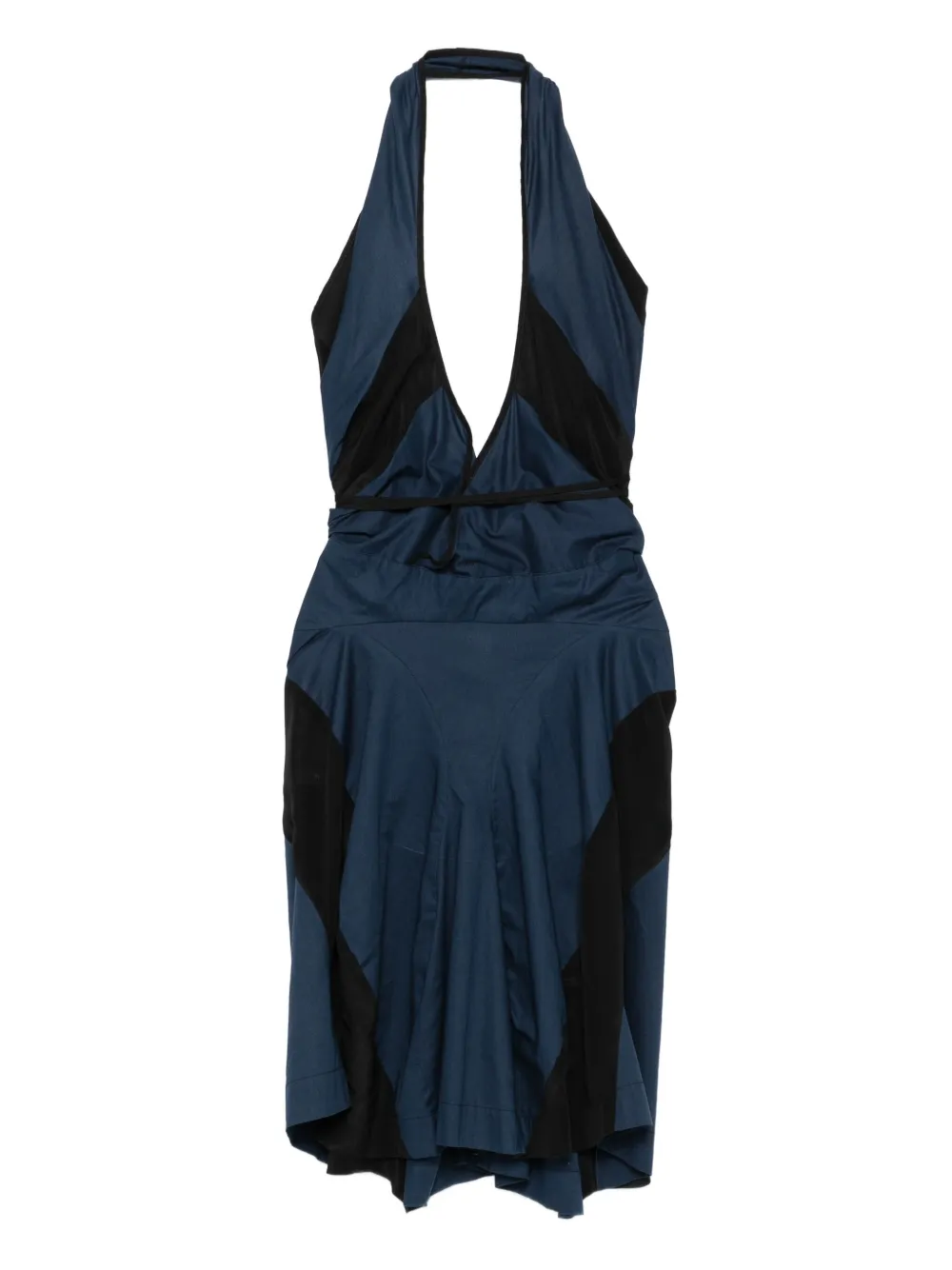 Vivienne Westwood Pre-Owned halterneck silk dress | Blue | Image 1